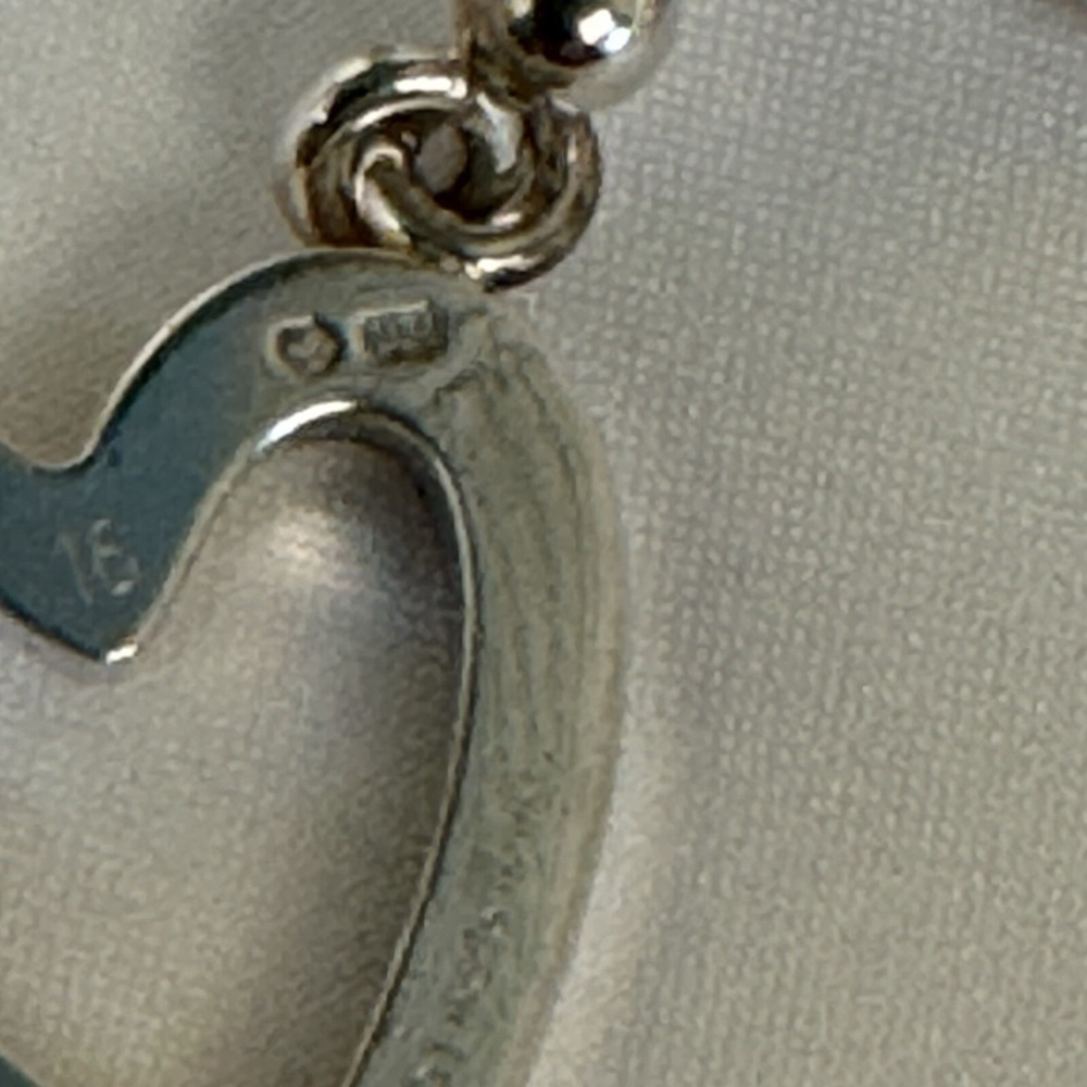 Gucci Sterling Silver Heart Ball Chain Toggle Bracelet Genuine Signed - Picture 16 of 16
